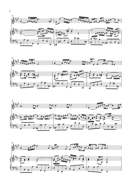 Bach Air On The G String For French Horn And Piano Page 2