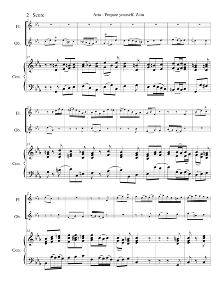 Bach Aria From The Christmas Oratorio For Flute And Oboe Duet Page 2