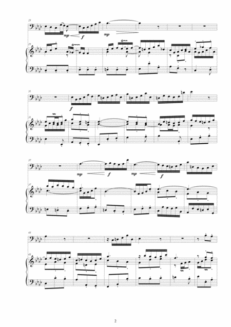 Bach Aria Seinem Schpfer Noch Auf Erden Bwv 39 No 3 For Bassoon And Harpsichord Page 2