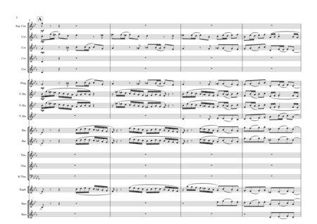 Bach Bwv847 Fugue In C Minor Brass Band Arrangement Page 2
