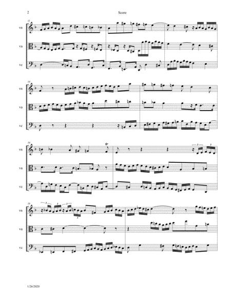 Bach Fugue From The Well Tempered Clavier Bwv 875 Arr For String Trio Page 2