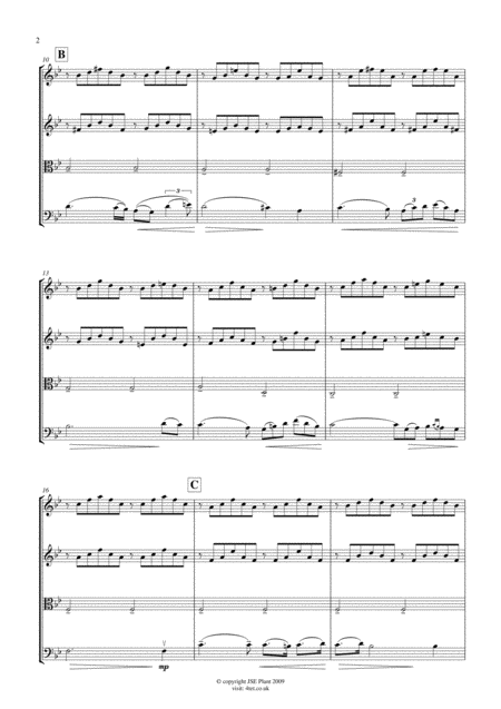 Bach Gounod Ave Maria For String Quartet Score And Parts Page 2