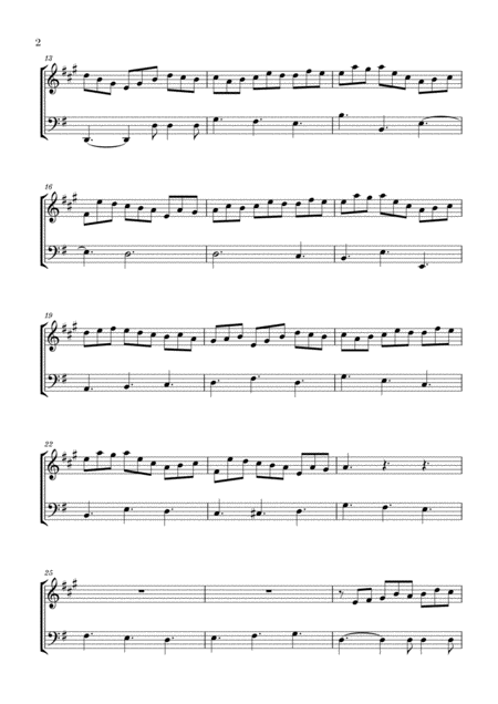 Bach Jesu Joy Of Mans Desiring For Clarinet And Trombone Page 2