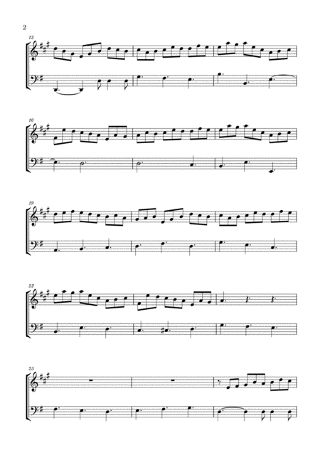 Bach Jesu Joy Of Mans Desiring For Trumpet In Bb And Bassoon Page 2