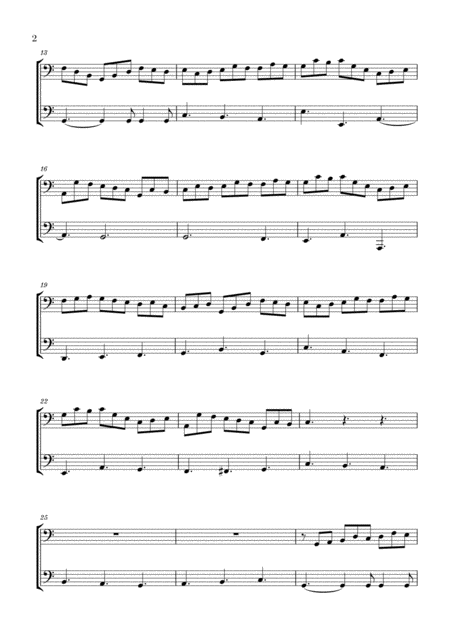 Bach Jesus Bleibet Meine Freude For 2 Tubas Page 2