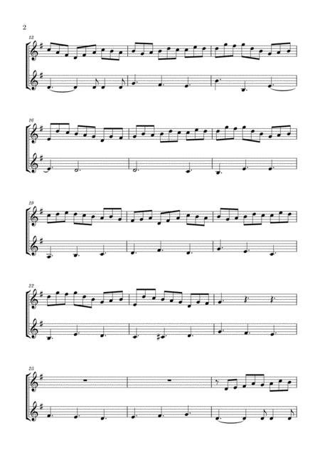 Bach Jesus Bleibet Meine Freude For 2 Violins Page 2