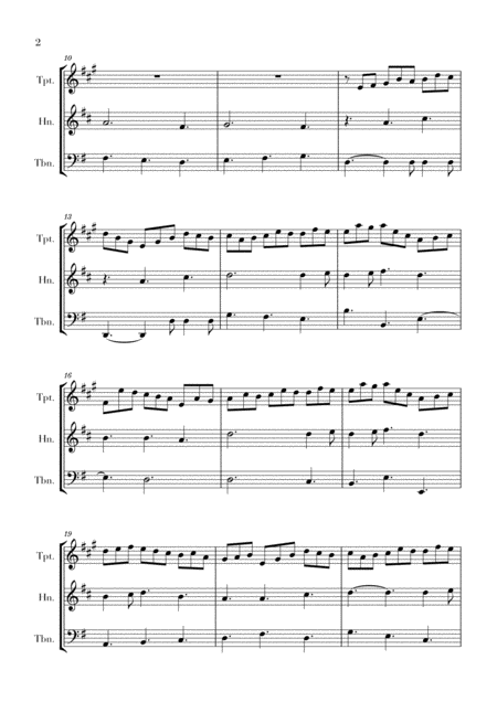 Bach Jesus Bleibet Meine Freude For Trumpet French Horn And Trombone Page 2