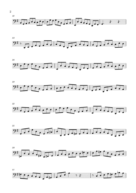 Bach Jesus Bleibet Meine Freude For Tuba Page 2