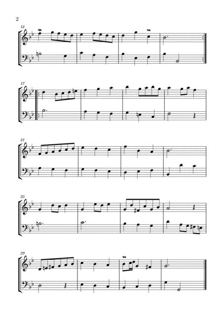 Bach Minuet In G Minor Bwv Anhang 115 For Violin And Cello Page 2