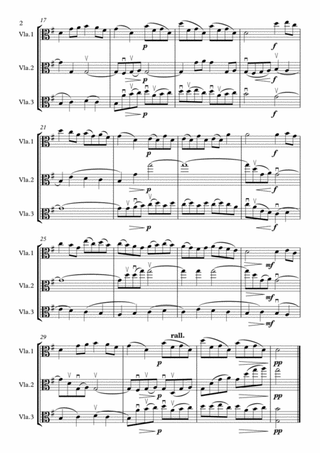 Bach Musette 3 Violas Viola Trio Viola Group Page 2