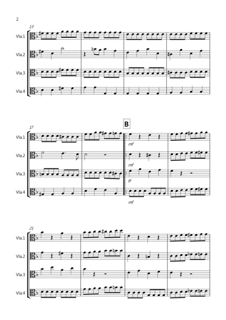 Bach Rocks For Viola Quartet Page 2