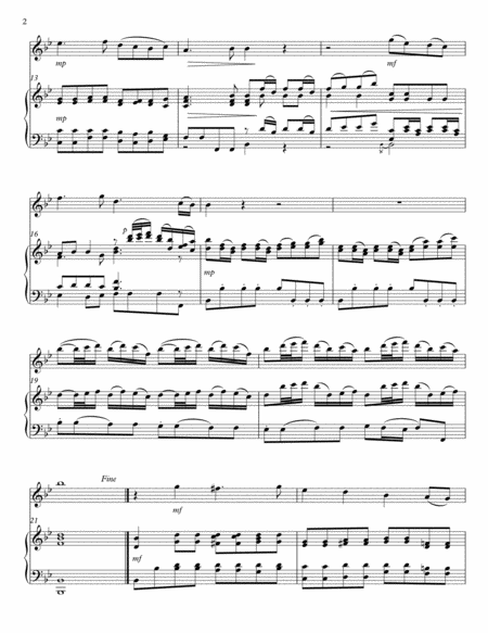 Bach Sheep May Safely Graze Arranged For Violin And Piano Page 2