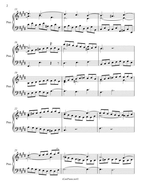 Bach Sinfonia No 6 In E Major Bwv 792 Page 2