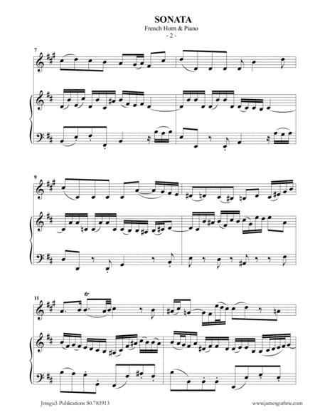 Bach Sonata Bwv 1030 For French Horn Piano Page 2