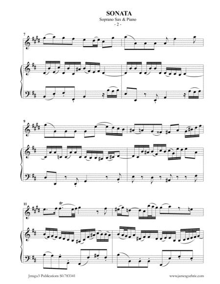 Bach Sonata Bwv 1030 For Soprano Sax Piano Page 2