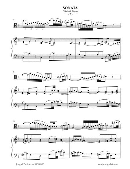 Bach Sonata Bwv 1035 For Viola Piano Page 2