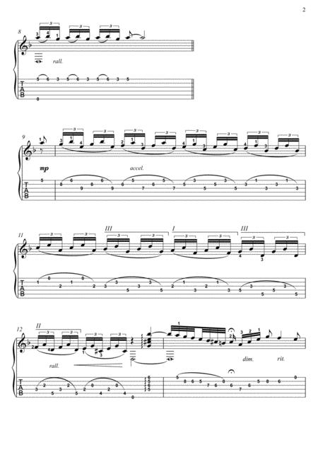 Bach Toccata Guitar Solo Page 2