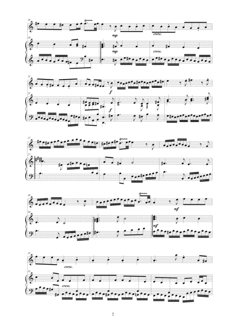 Bach Violin Sonata In A Minor Bwv 967 For Violin And Harpsichord Or Piano Page 2