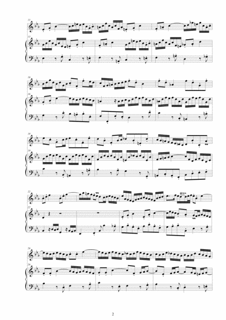 Bach Violin Sonata No 1 In E Flat Major Bwv 525 For Violin And Harpsichord Or Piano Page 2