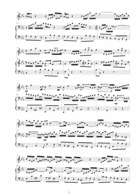 Bach Violin Sonata No 2 In C Minor Bwv 526 For Violin And Harpsichord Or Piano Page 2