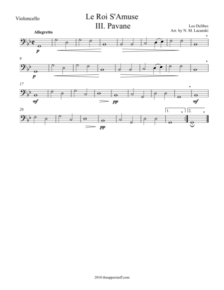 Bach Wachet Auf For Cello Quartet Page 2