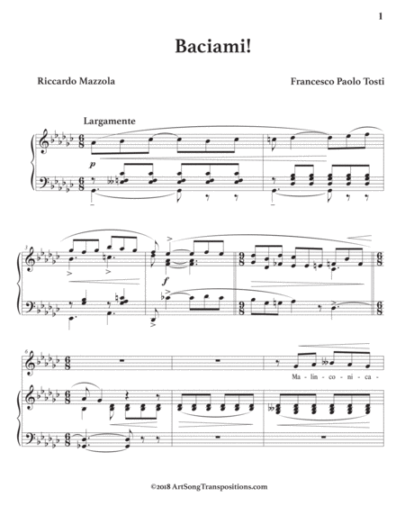 Baciami G Flat Major Page 2