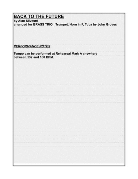 Back To The Future Trumpet Horn Tuba Brass Trio Page 2