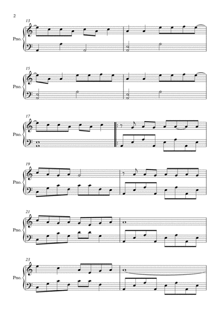 Bad Romance By Lady Gaga Piano Page 2