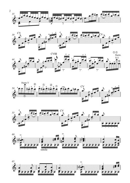 Bagatelle Fur Elise By Beethoven For Solo Guitar Page 2