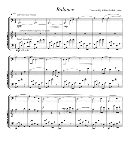 Balance New Age Suite For Cello And Piano Page 2