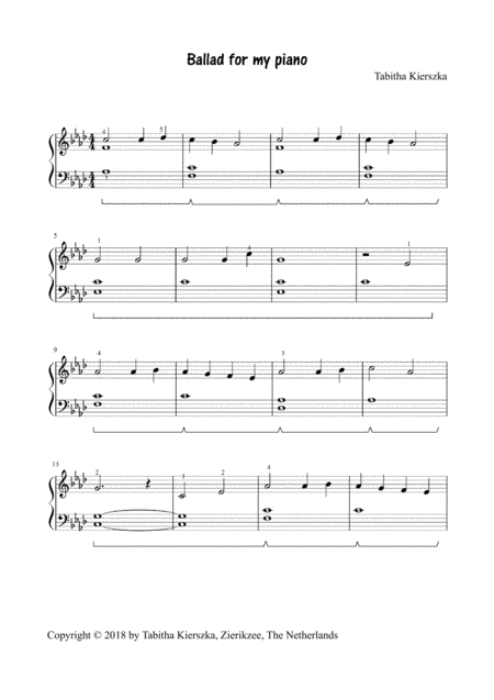 Ballad For My Piano Page 2