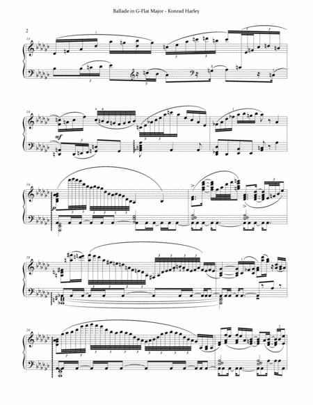 Ballade In G Flat Major Page 2