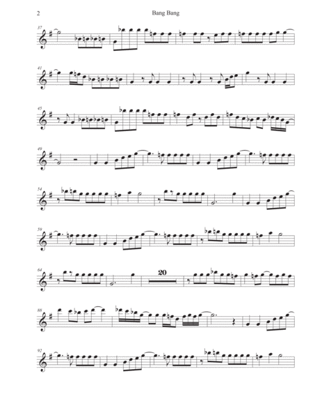 Bang Bang Soprano Sax Page 2