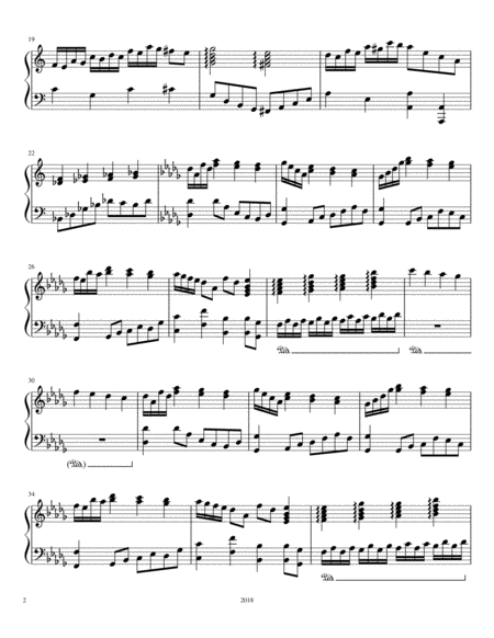 Barbara Allen Arranged For Harp And Clarinet Page 2