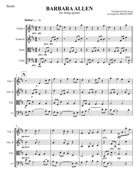 Barbara Allen String Quartet Page 2