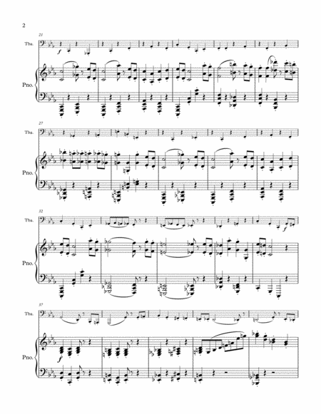 Barbaro For Tuba And Piano Page 2