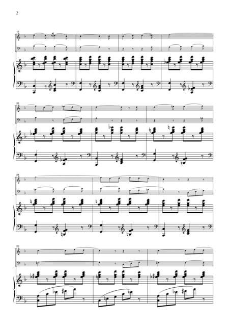 Barcarolle From The Tales Of Hoffmann For Piano Trio Po001 Page 2