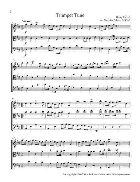 Baroque Wedding Collection For String Trio Volume 1 Page 2