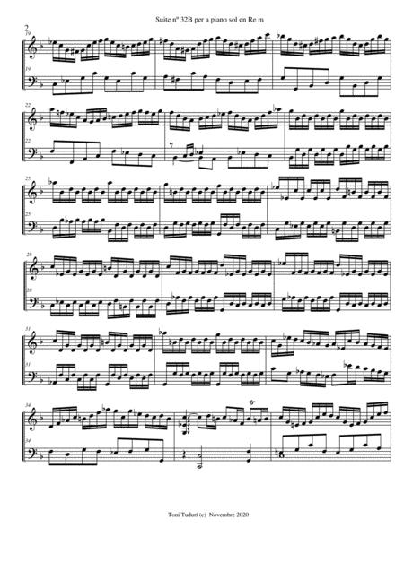 Barroque Suite N 32b For Piano Solo Toni Tudur November 2020 Page 2