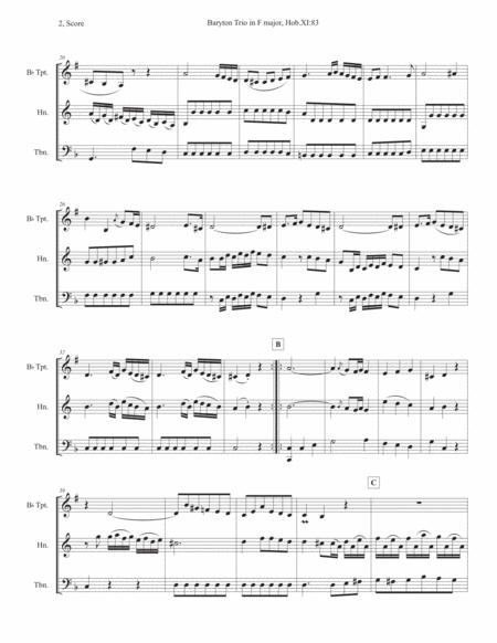 Baryton Trio In F Major Hob Xi 83 Page 2