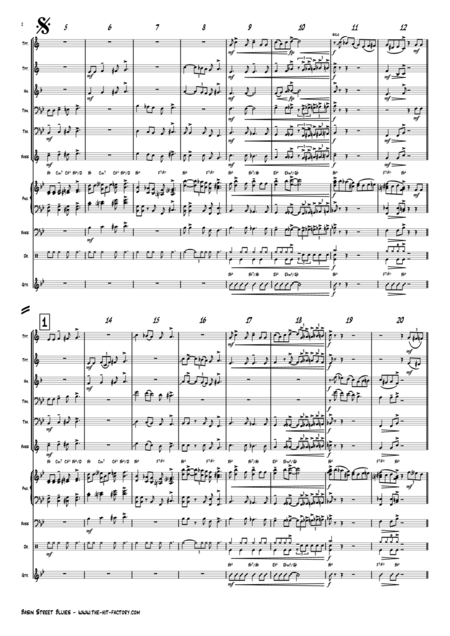 Basin Street Blues Jazz Brass Quintet Page 2