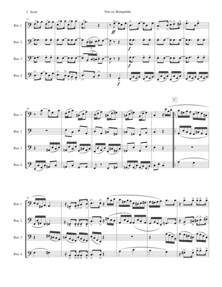 Bassoon Quartet Tango By Ernesto Nazareth Page 2