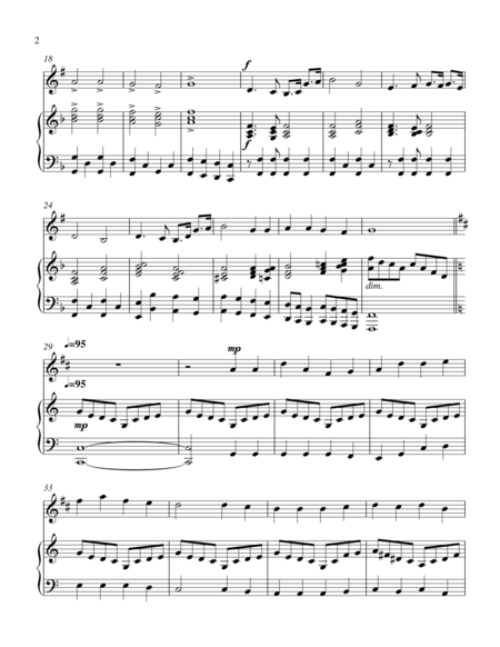 Battle Hymn Of The Republic Treble Bb Instrument Solo Page 2