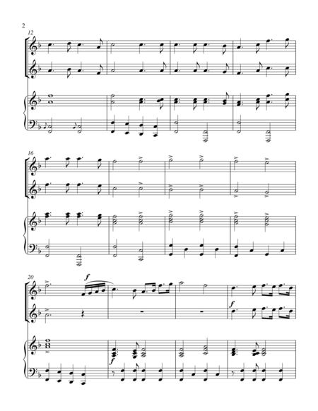 Battle Hymn Of The Republic Treble C Instrument Duet Page 2