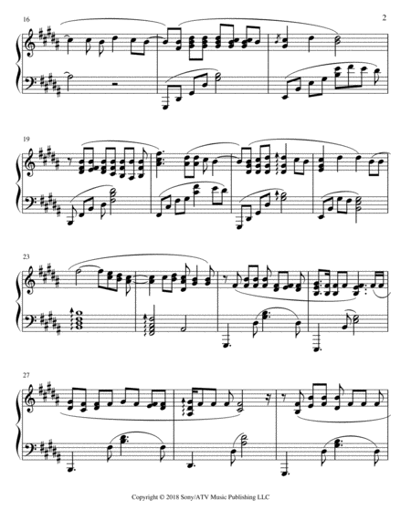 Be Alright Dean Lewis Piano Solo Page 2