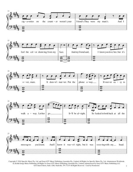 Be Alright Intermediate Piano Page 2