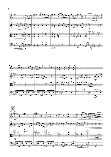 Be Our Guest From Disneys Beauty And The Beast String Quartet Page 2