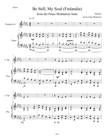 Be Still My Soul Trumpet And C Instrument Solo Page 2