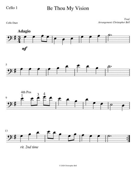 Be Thou My Vision Cello Duet Page 2