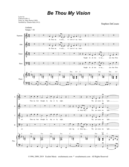 Be Thou My Vision For Satb Page 2